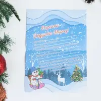 Письмо Деду Морозу «Новогоднее» МИКС