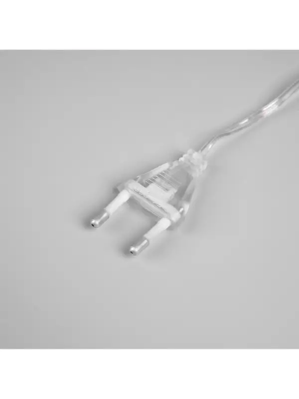 Гирлянда &laquo;Нить&raquo; 5 м, роса с насадками &laquo;Шарики&raquo;, IP20, серебристая нить, 50 LED, 8 режимов, свечение мульти, 220 В