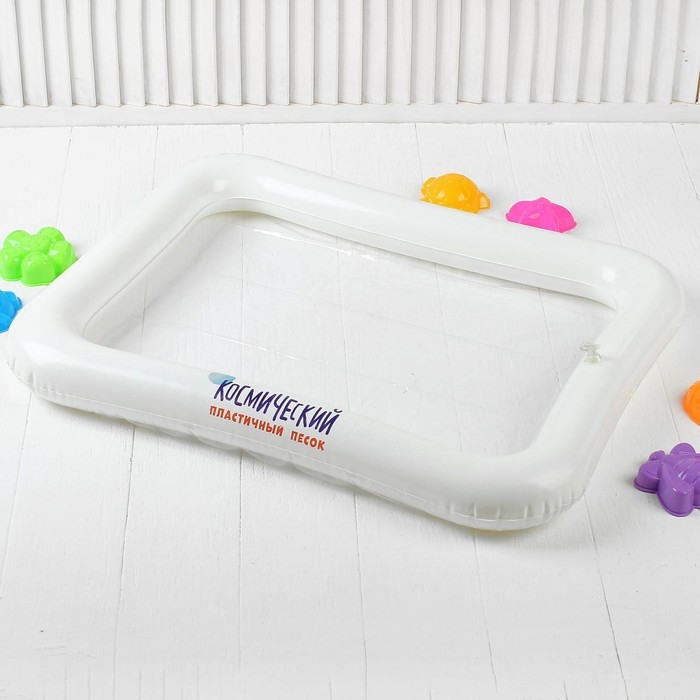 Космический песок розовый в коробке, 1 кг + песочница + формочки Космический песок розовый в коробке, 1 кг + песочница + формочки