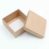 Коробка складная, крышка-дно, крафт, 10 х 10 х 5 см