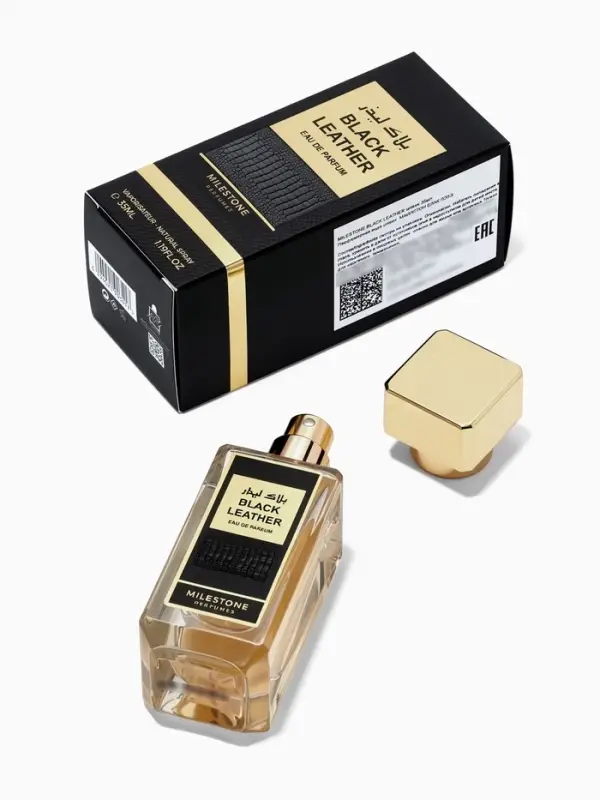 Парфюмерная вода унисекс Milestone BLACK LEATHER, 35 мл (по мотивам Tom Ford Black Lacquer)