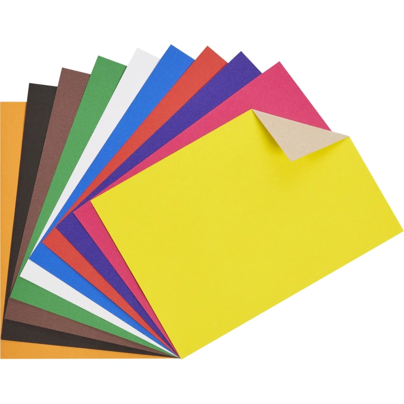 Картон цветной Выбор Есть 10л10цв А4 немелован папка