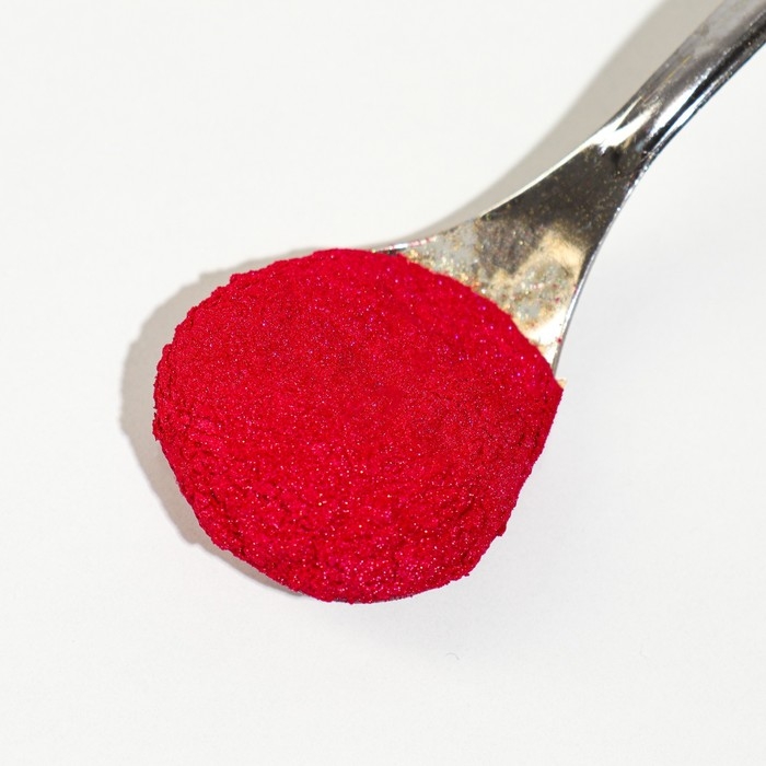 Глиттер кандурин пищевой КондиМир  Глиттер кандурин пищевой КондиМир "Красный", фракция 10-60 µm, 5 г