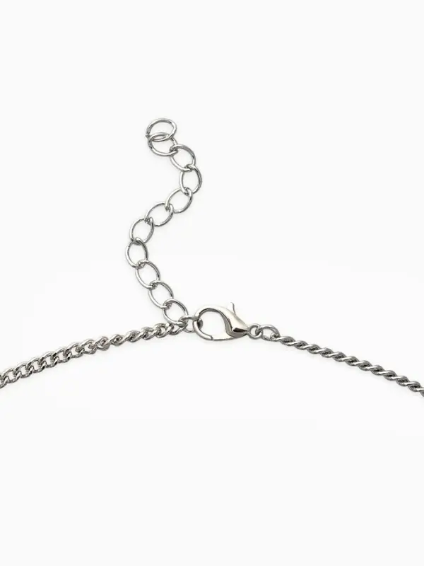 Бусы "Жемчуг" майорика прямоугольник, цвет белый в серебре