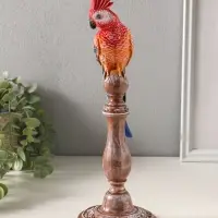 Фигура полистоун "Попугай" 33х12х12 см