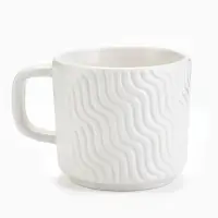 Кружка чайная керамическая &laquo;Волны&raquo;, 260 мл, ручная работа