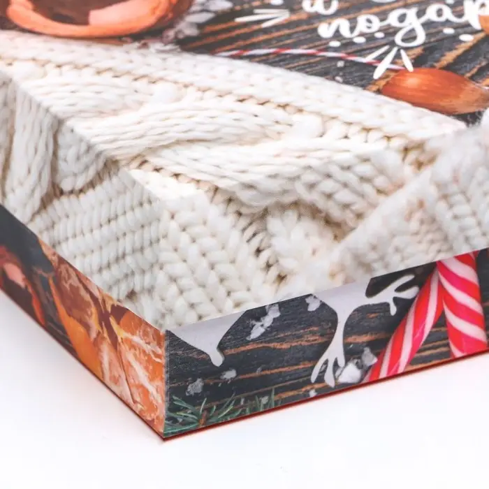 Коробка подарочная новогодняя складная, «Чудес и подарков», 21×15×5.7 см Коробка подарочная новогодняя складная, «Чудес и подарков», 21×15×5.7 см