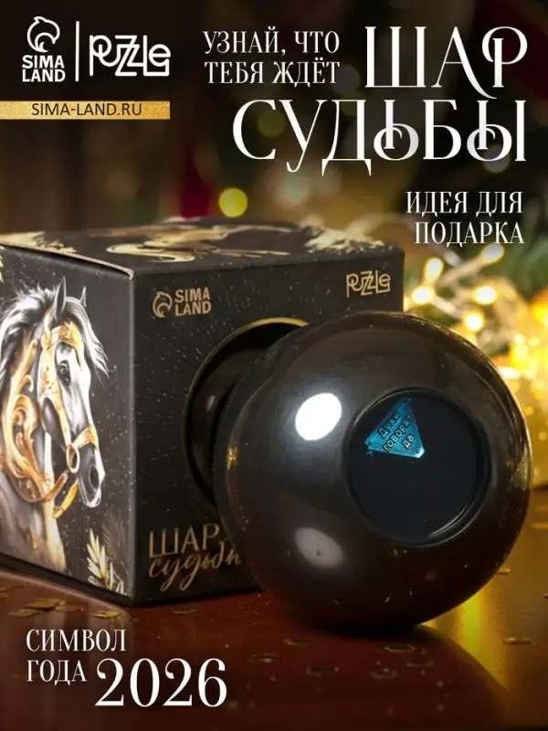 Puzzle Шар желаний «Мечтай», лошадь, 7 см