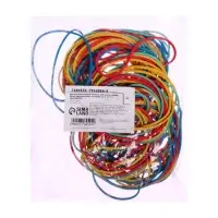 Банковская резинка, 100 г, диаметр 60 мм, длина 95 мм, сечение 1.7&times;1.7 мм, МИКС, в пакете