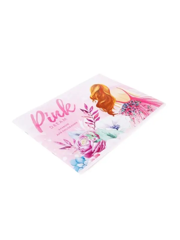 Альбом для рисования Calligrata А4, 40 листов, на скрепке, плотность листов 100 г/м&sup2;, обложка из мелованной бумаги