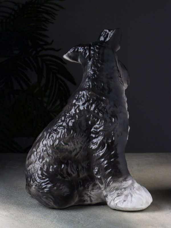 Копилка "Собака Шнауцер терьер" 25х24х36 см