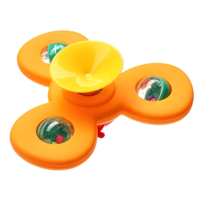 Набор игрушек для ванны &laquo;Спиннеры. Бабочки&raquo;, 3 шт, на присоске, Крошка Я