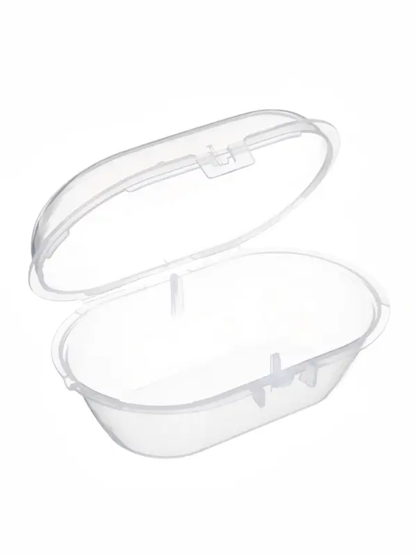 Набор классических пустышек, 2 шт., латекс, айвори/зелёный, в контейнере, от 6 мес., M&B Набор классических пустышек, 2 шт., латекс, айвори/зелёный, в контейнере, от 6 мес., M&B