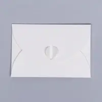 Конверт для подарочного сертификата, белый, 10.5&times;7 см