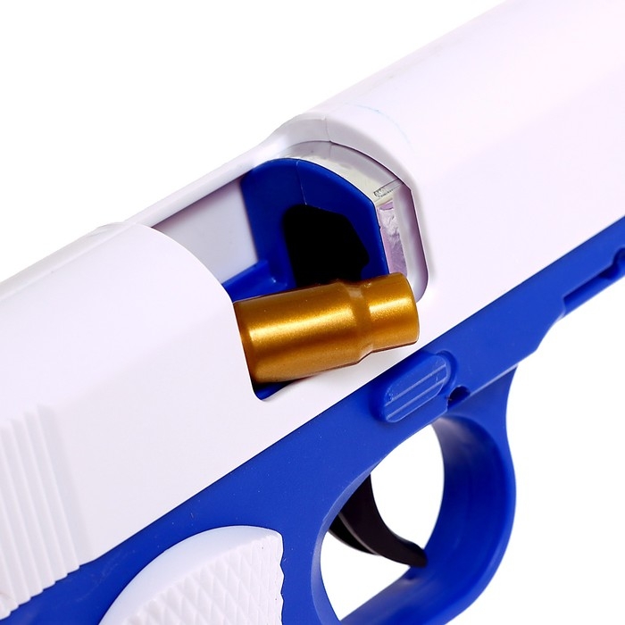 Пистолет «Кольт», с гильзами, глушителем, стреляет мягкими пулями Пистолет «Кольт», с гильзами, глушителем, стреляет мягкими пулями