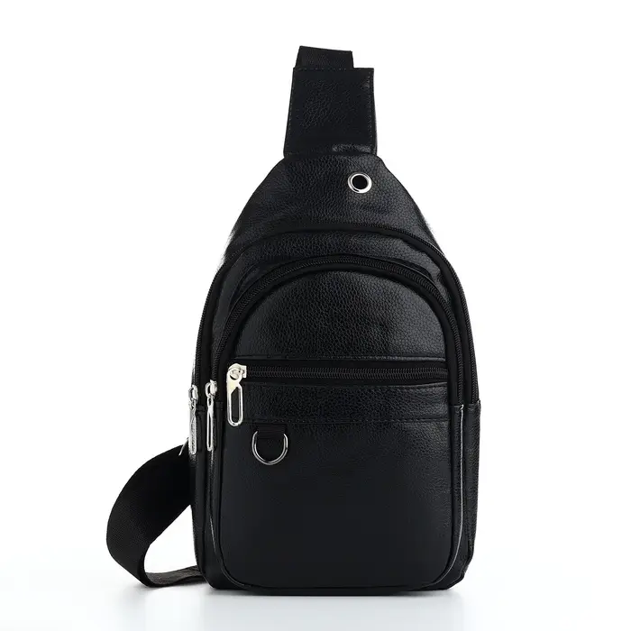 Сумка-слинг мужская, чёрная