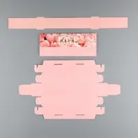 Коробка для конфет, кондитерская упаковка, 5 ячеек, «Love», 5 х 21 х 3.3 см