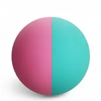 Мяч для большого тенниса ONLYTOP, цвета МИКС