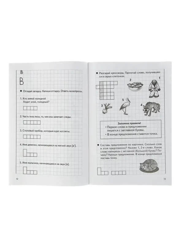 Рабочая тетрадь для детей 5-7 лет &laquo;Учим звуки, пишем буквы&raquo;, Созонова Н., Куцина Е.