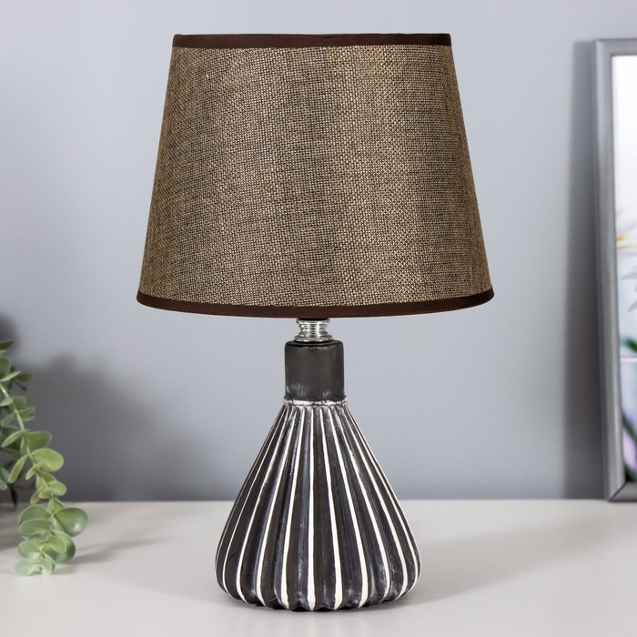 Светильник Светильник "Бени" 1хЕ14 40Вт серый 20х20х33 см RISALUX