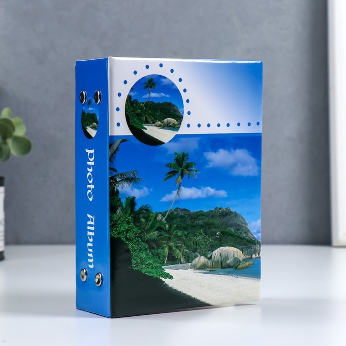 Фотоальбом на 100 фото 10х15 см Фотоальбом на 100 фото 10х15 см "Природная идиллия" МИКС 16,5х12,3х5,2 см