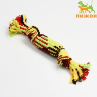 Игрушка канатная с пищалкой внутри, до 25 см, микс цветов