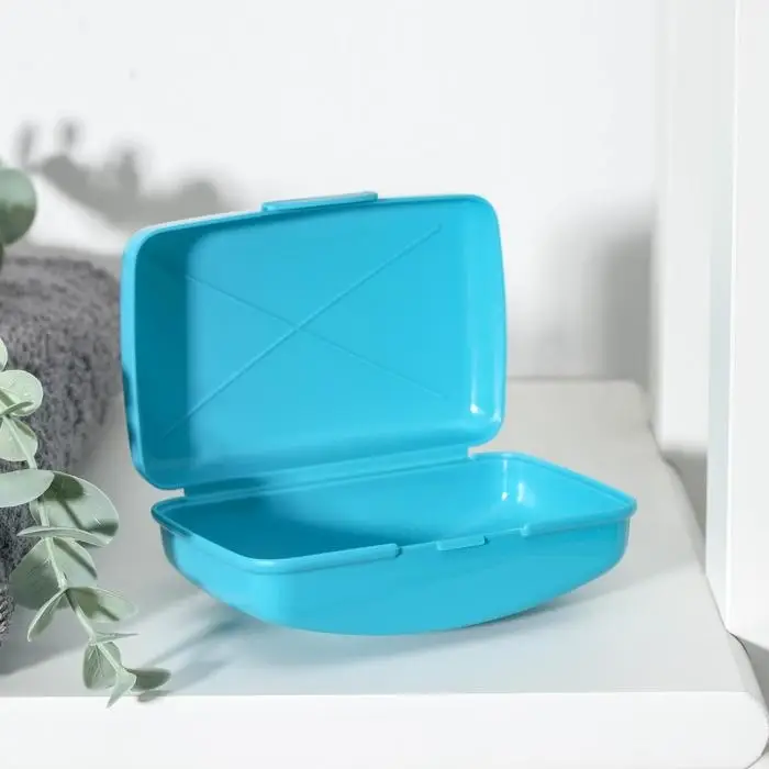 Мыльница «Дорожная», 10×6,8×4,4 см, МИКС