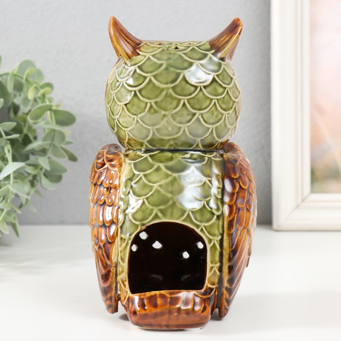 Подсвечник керамика Подсвечник керамика "Сова" набор 2 шт, 17х9,5х9 см
