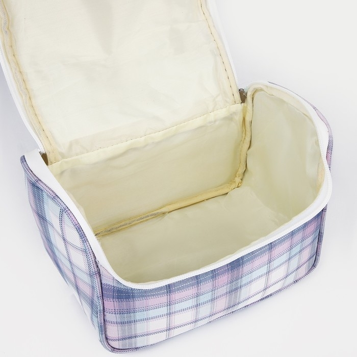 Косметичка на молнии, цвет розовый/голубой Косметичка на молнии, цвет розовый/голубой