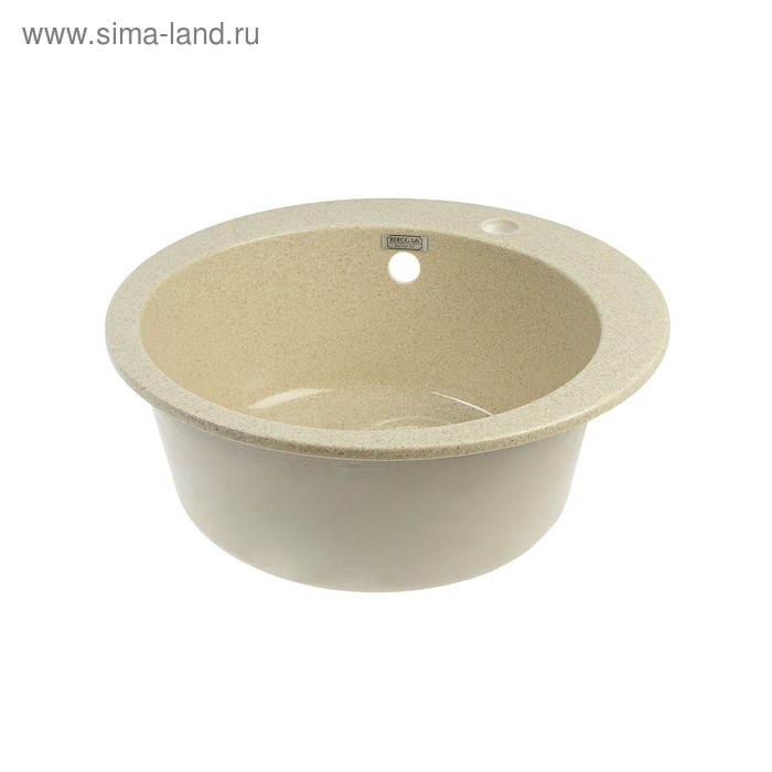 Мойка кухонная из камня MARRBAXX Виктори Z30Q2, d=475мм, бежевая Мойка кухонная из камня MARRBAXX Виктори Z30Q2, d=475мм, бежевая