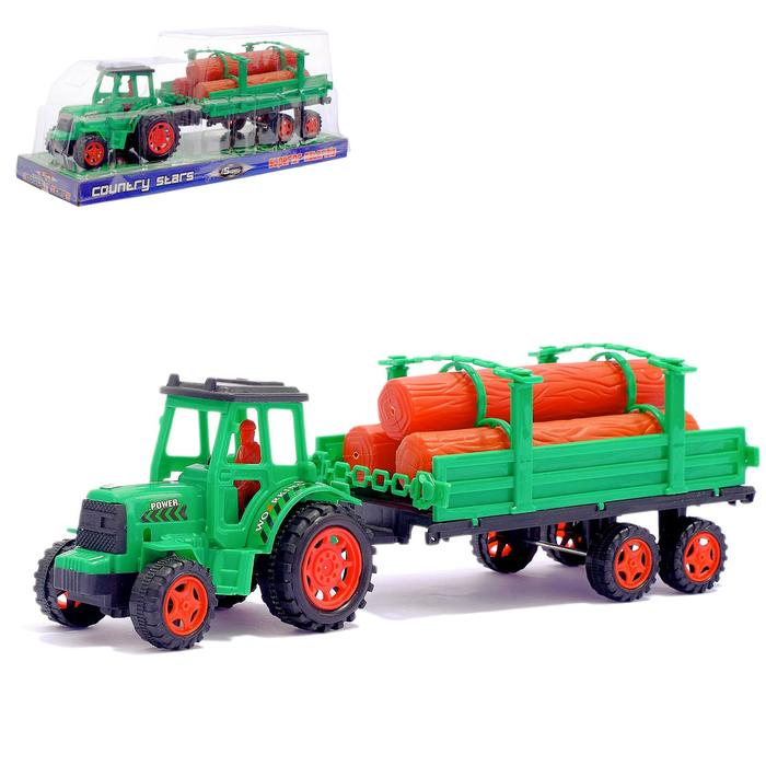 Трактор инерционный «Лесовоз», МИКС Трактор инерционный «Лесовоз», МИКС