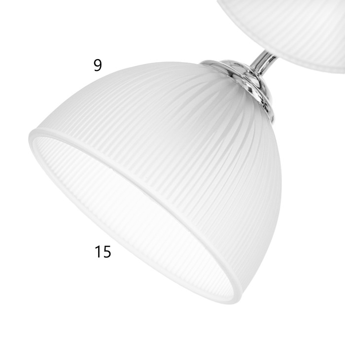 Люстра Люстра "Сицилия" 5х60Вт Е27 Хром, черный