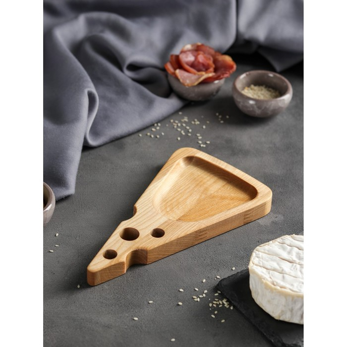 Доска для сыра Доляна «Для подачи», 24×15×1,8 см, массив берёзы Доска для сыра Доляна «Для подачи», 24×15×1,8 см, массив берёзы