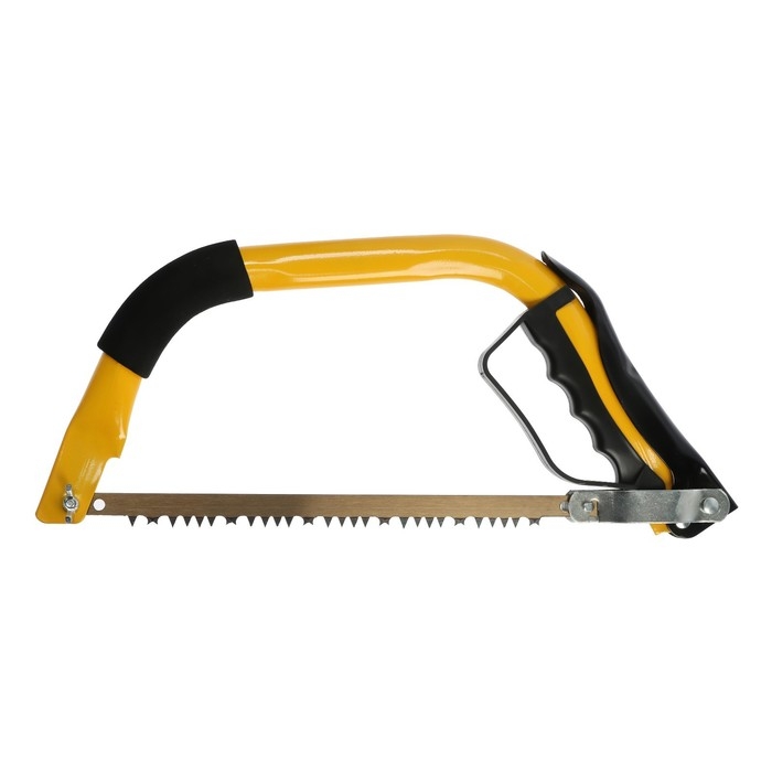 Пила лучковая ТУНДРА, Пила лучковая ТУНДРА, "волчий зуб" для быстрого пила по сухой и мокрой древесине, 300 мм