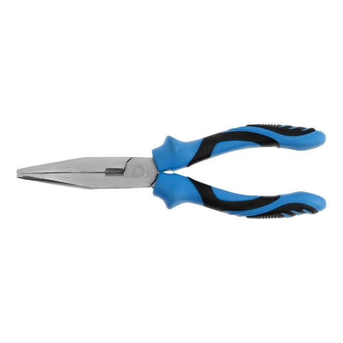 Длинногубцы ТУНДРА, сталь 45, никелированные, 2К рукоятки, 200 мм Длинногубцы ТУНДРА, сталь 45, никелированные, 2К рукоятки, 200 мм