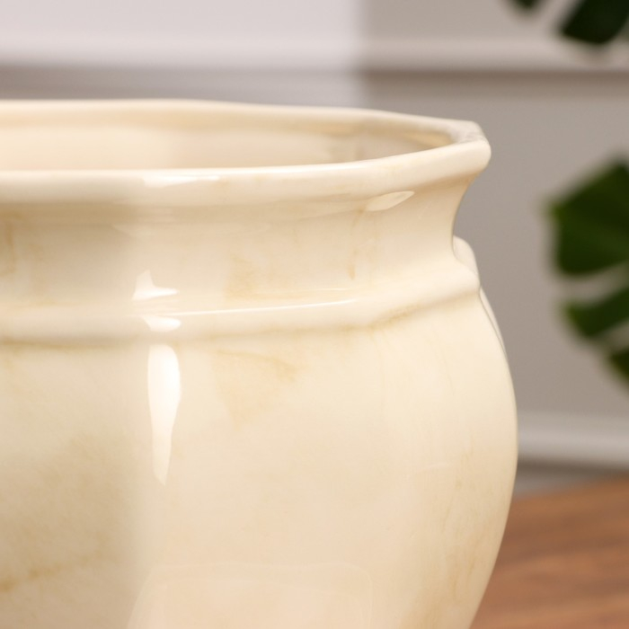 Набор горшков 3шт. Набор горшков 3шт. "Мираж" белый: 14,5л. 5,3л, 2л