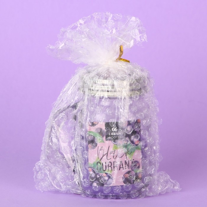 Ароматическая свеча в стекле «Black currant», 8.5 х 7.2 см. Ароматическая свеча в стекле «Black currant», 8.5 х 7.2 см.