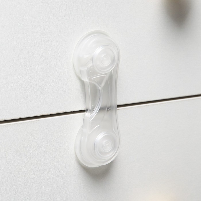 Блокиратор для дверей и ящиков, универсальный, цвет прозрачный, Крошка Я Блокиратор для дверей и ящиков, универсальный, цвет прозрачный, Крошка Я