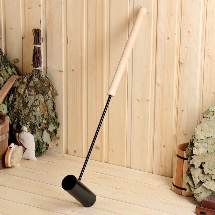 Ковш-цилиндр металлический для бани, 300 мл Ковш-цилиндр металлический для бани, 300 мл