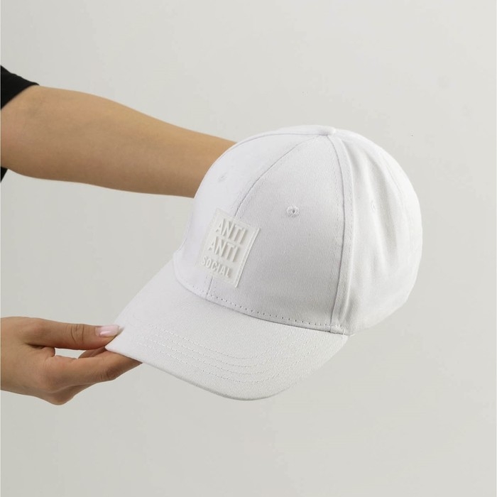 Кепка женская Anti Anti Social, цвет белый
