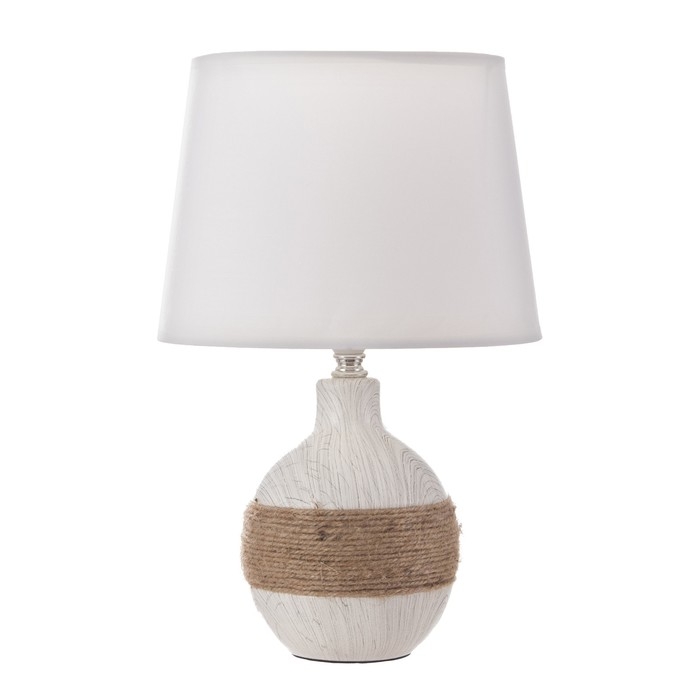 Лампа настольная с абажуром Лампа настольная с абажуром "Шпагат" Е14 23х23х34 см