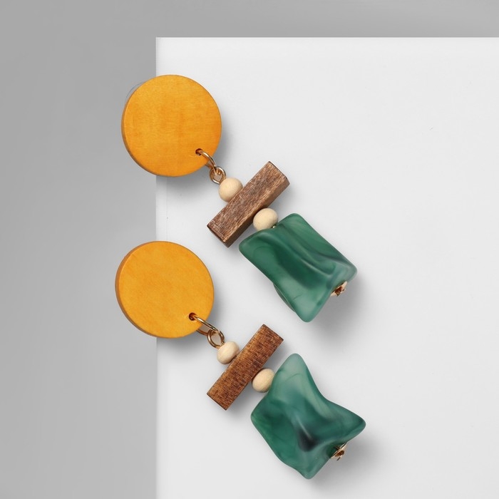 Серьги ассорти «Ваканда» стиль, абстракция, цветные Серьги ассорти «Ваканда» стиль, абстракция, цветные