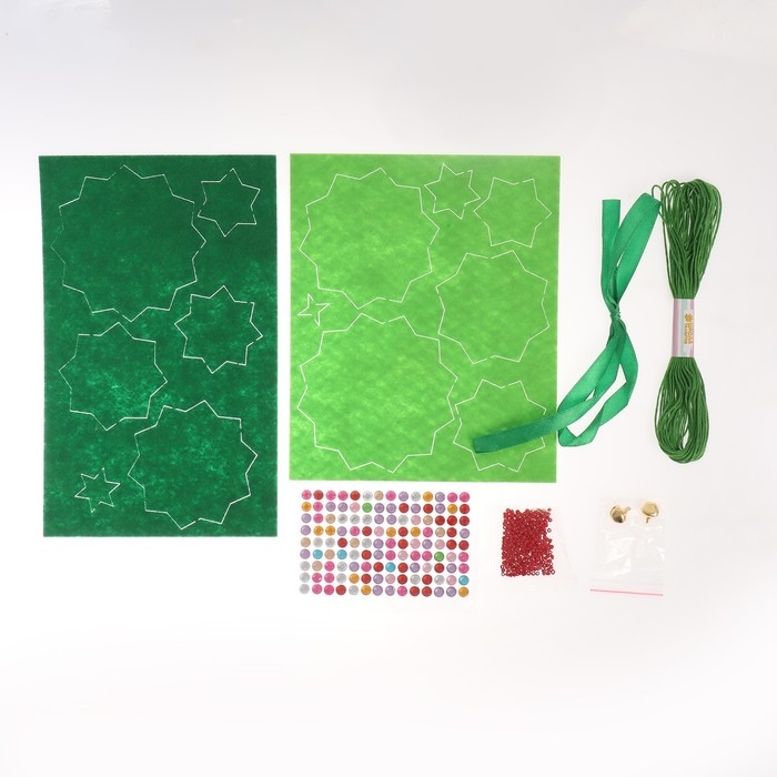 Новогодняя игрушка из фетра «Новый год! ёлочка с колокольчиком» Новогодняя игрушка из фетра «Новый год! ёлочка с колокольчиком»