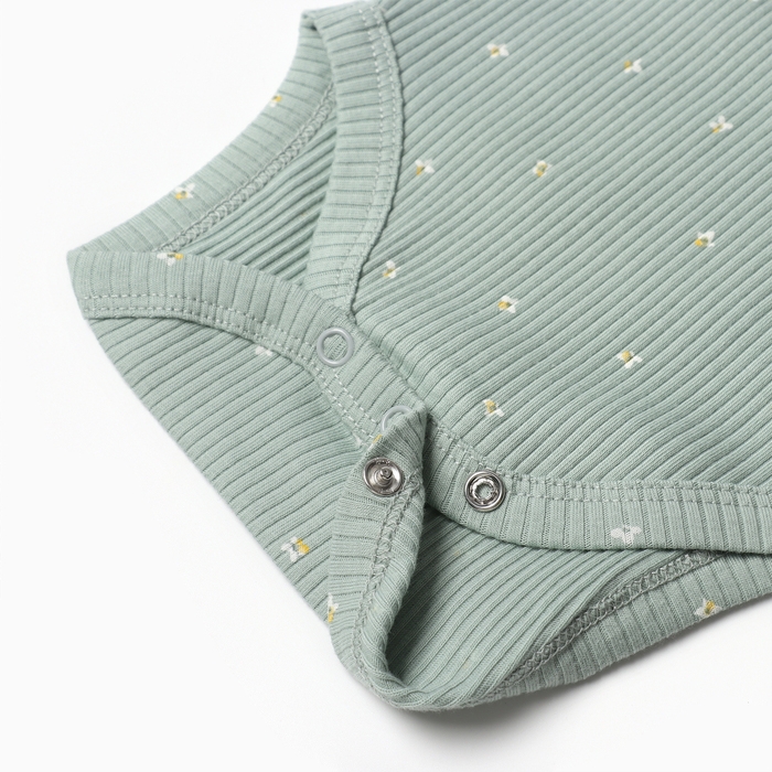 Боди-майка Крошка Я Olives, р. 62-68, оливковый Боди-майка Крошка Я Olives, р. 62-68, оливковый