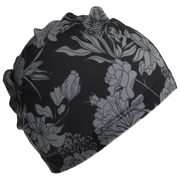Шапочка для плавания взрослая ONLYTOP Flowers, тканевая, обхват 54-60 см Шапочка для плавания взрослая ONLYTOP Flowers, тканевая, обхват 54-60 см