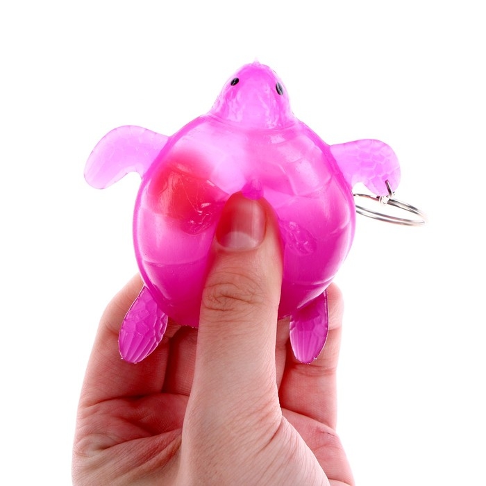 Мялка «Черепашка» на брелоке, цвета МИКС Мялка «Черепашка» на брелоке, цвета МИКС