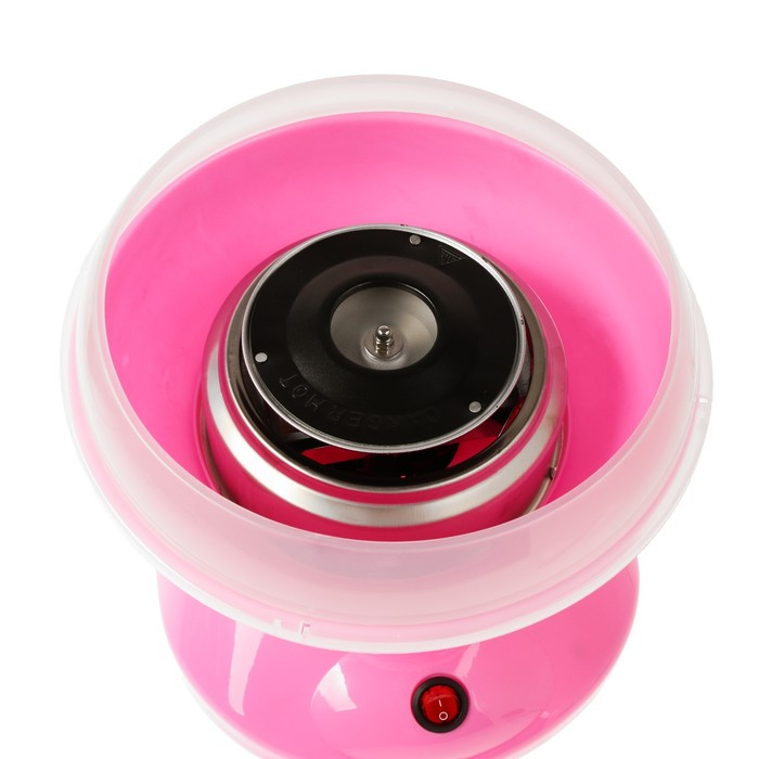 Аппарат для приготовления сладкой ваты Luazon LCC-01, 500 Вт, розовый Аппарат для приготовления сладкой ваты Luazon LCC-01, 500 Вт, розовый