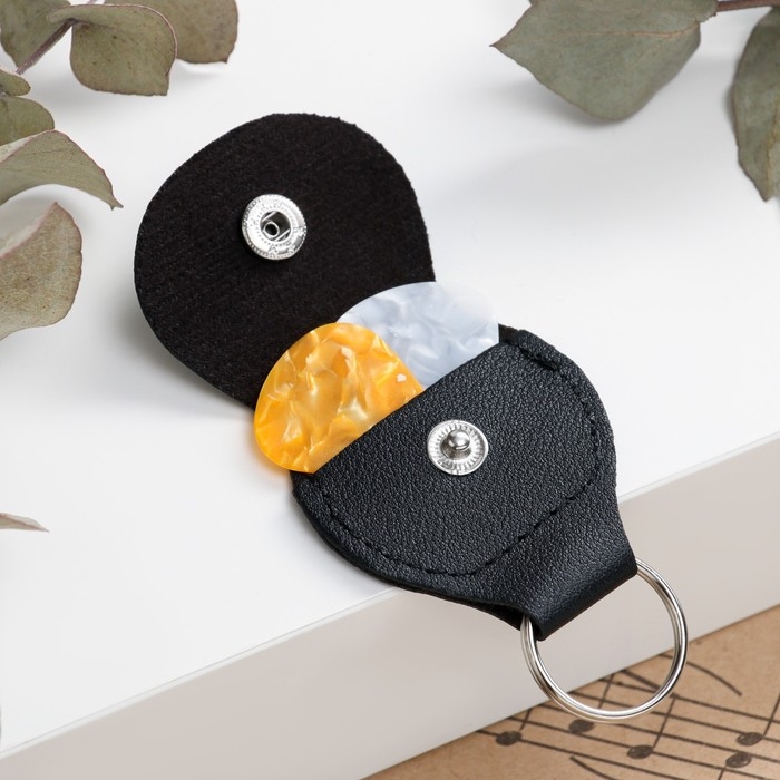 Чехол-брелок для Медиаторов Music Life, черный Чехол-брелок для Медиаторов Music Life, черный