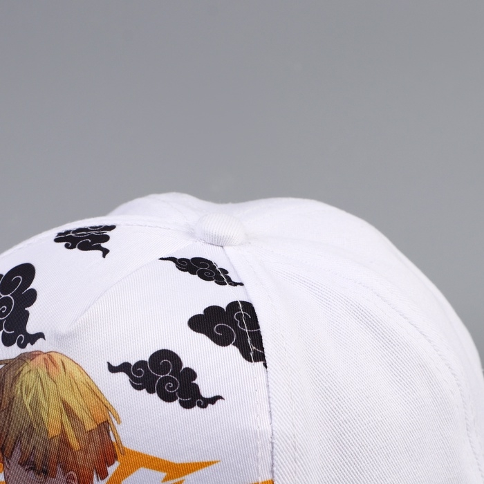 Кепка детская для мальчика «Аниме», цвет белый, р-р 52-54 5-7 лет