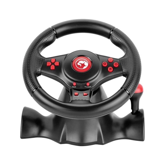 Руль MARVO GT-903, поддержка PS4/PS3/XBOX/Android/PC, кабель 2 м Руль MARVO GT-903, поддержка PS4/PS3/XBOX/Android/PC, кабель 2 м